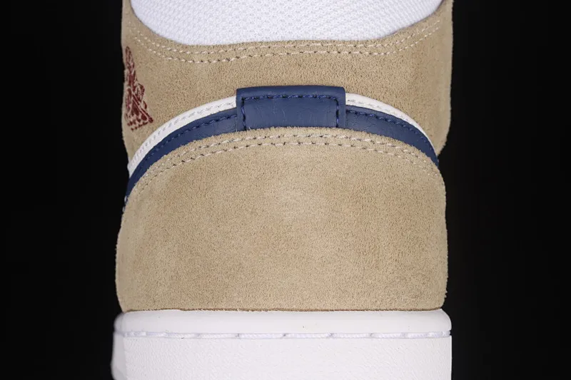 All categories Air Jordan Jordan series basketball shoes Air Jordan 1 Mid Air Jordan 1 Mid AJ1 Joe 1 linen cream mid-cut cultural basketball shoes DO6726-100